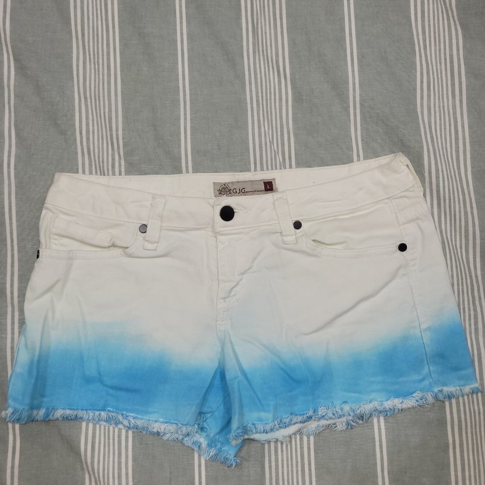 GJG Blue and White Ombre Shorts